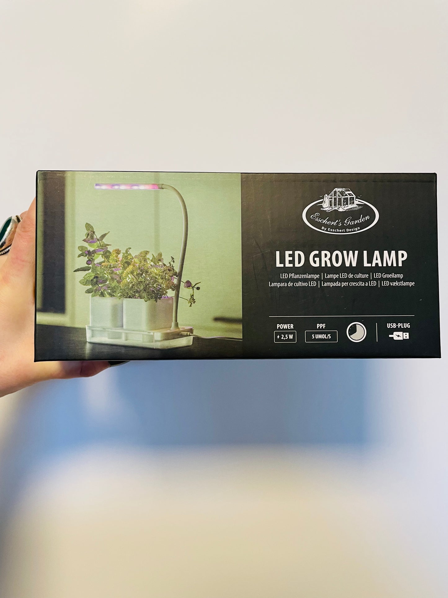 Bilde av LED plante lys med 2 potter-Spanne Plantesalg