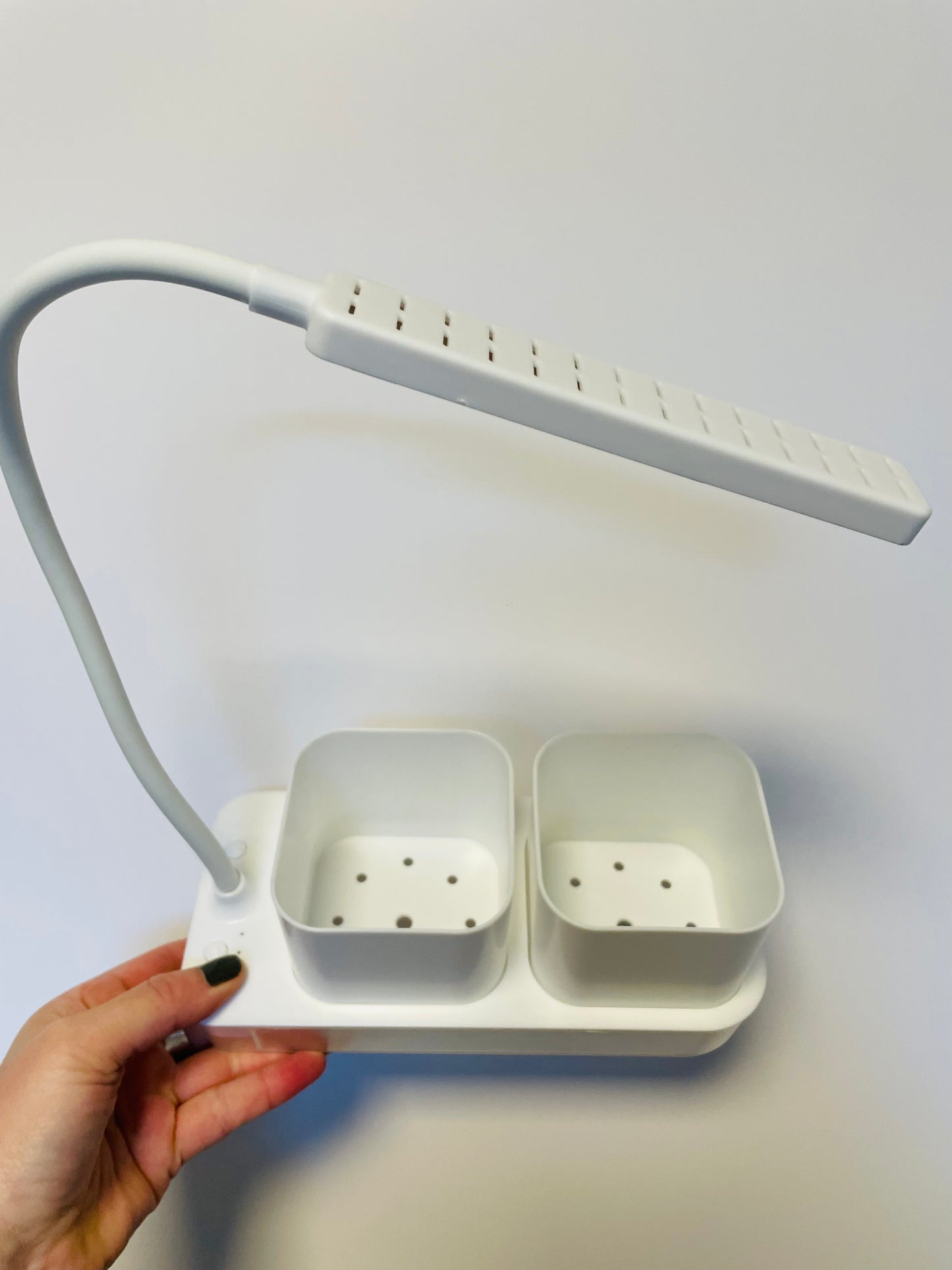 Bilde av LED plante lys med 2 potter-Spanne Plantesalg