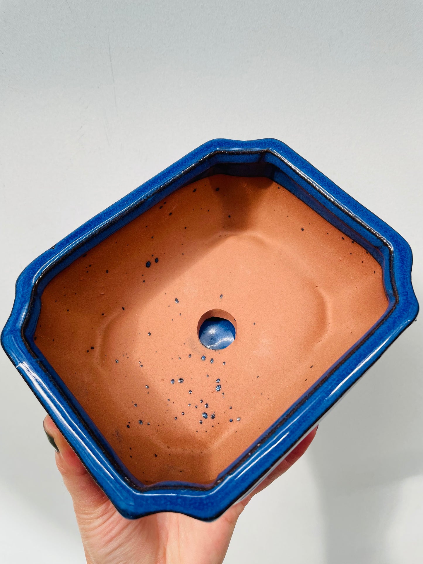 Bonsaipotte med fat 15 cm