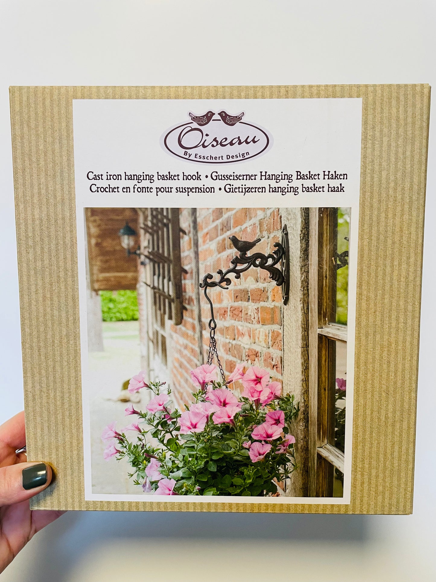 Bilde av Hanging basket hook "bird" giftbox-Spanne Plantesalg