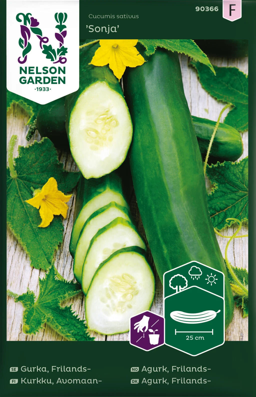 Bilde av Agurk, Frilands-, Sonja-Spanne Plantesalg