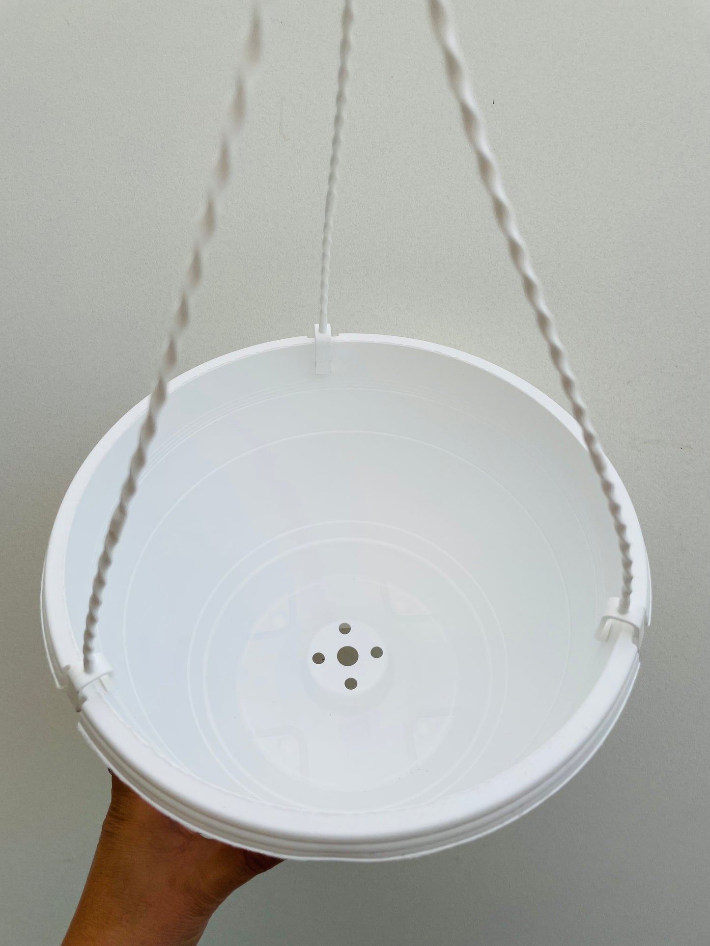 Bilde av Ampel plastpotte hvit 25 cm-Spanne Plantesalg