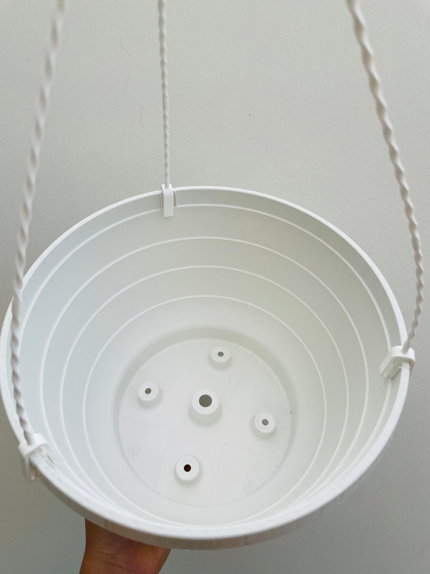 Bilde av Ampel plastpotte hvit 27 cm-Spanne Plantesalg