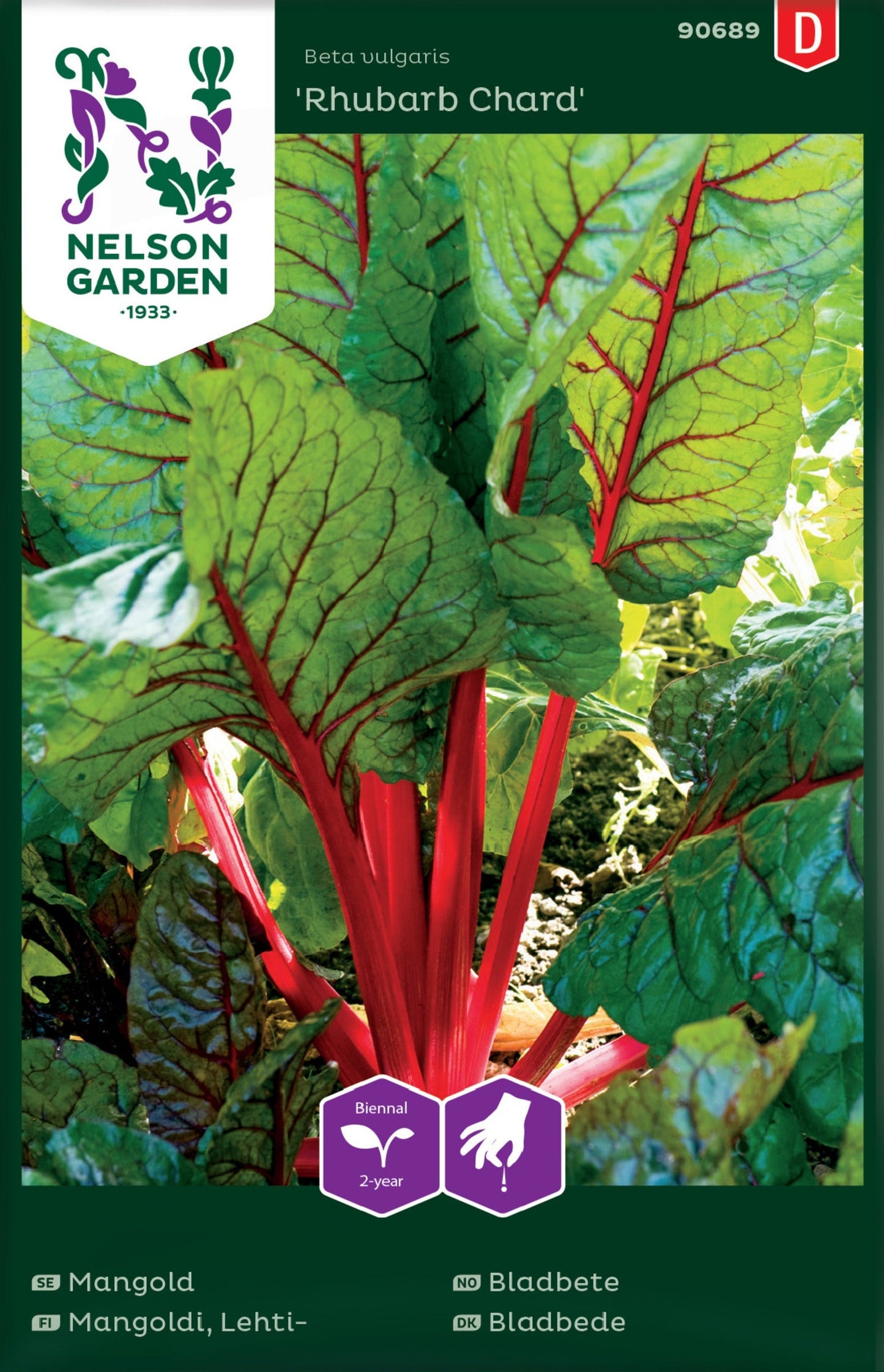 Bilde av Bladbete, Rubarb Chard, rød-Spanne Plantesalg