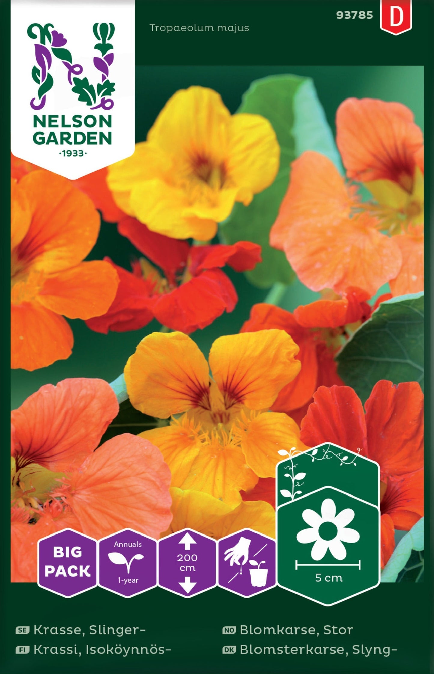 Bilde av Blomkarse, Stor, Big Pack-Spanne Plantesalg