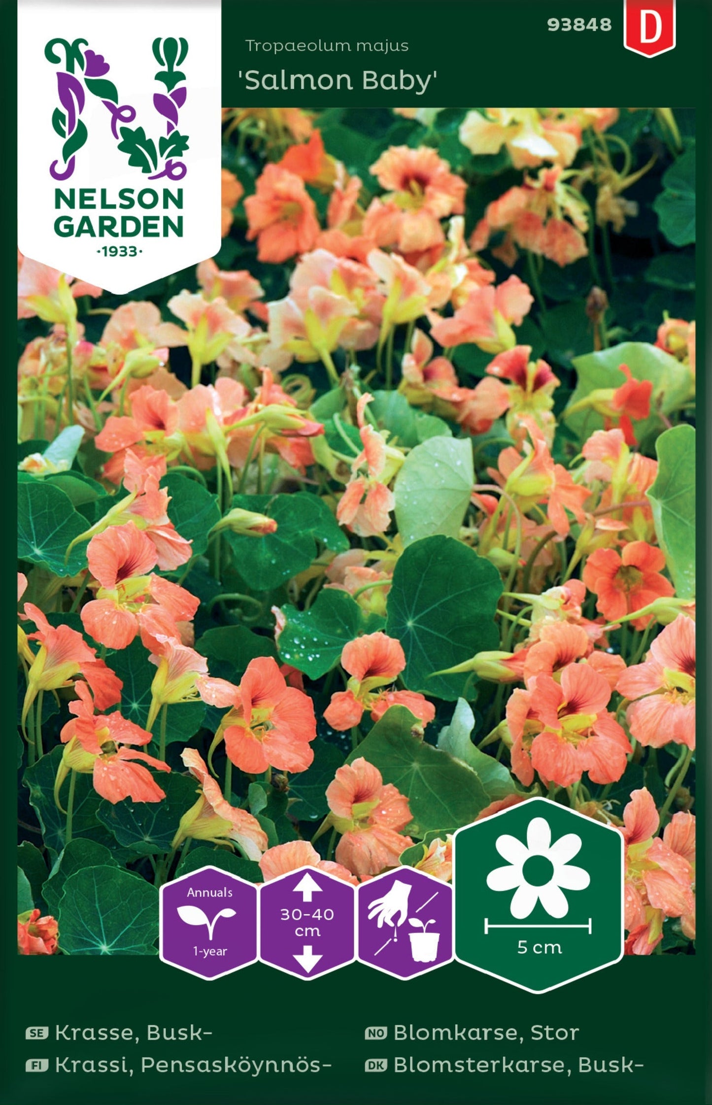 Bilde av Blomkarse, Stor, Salmon Baby, lakserosa-Spanne Plantesalg
