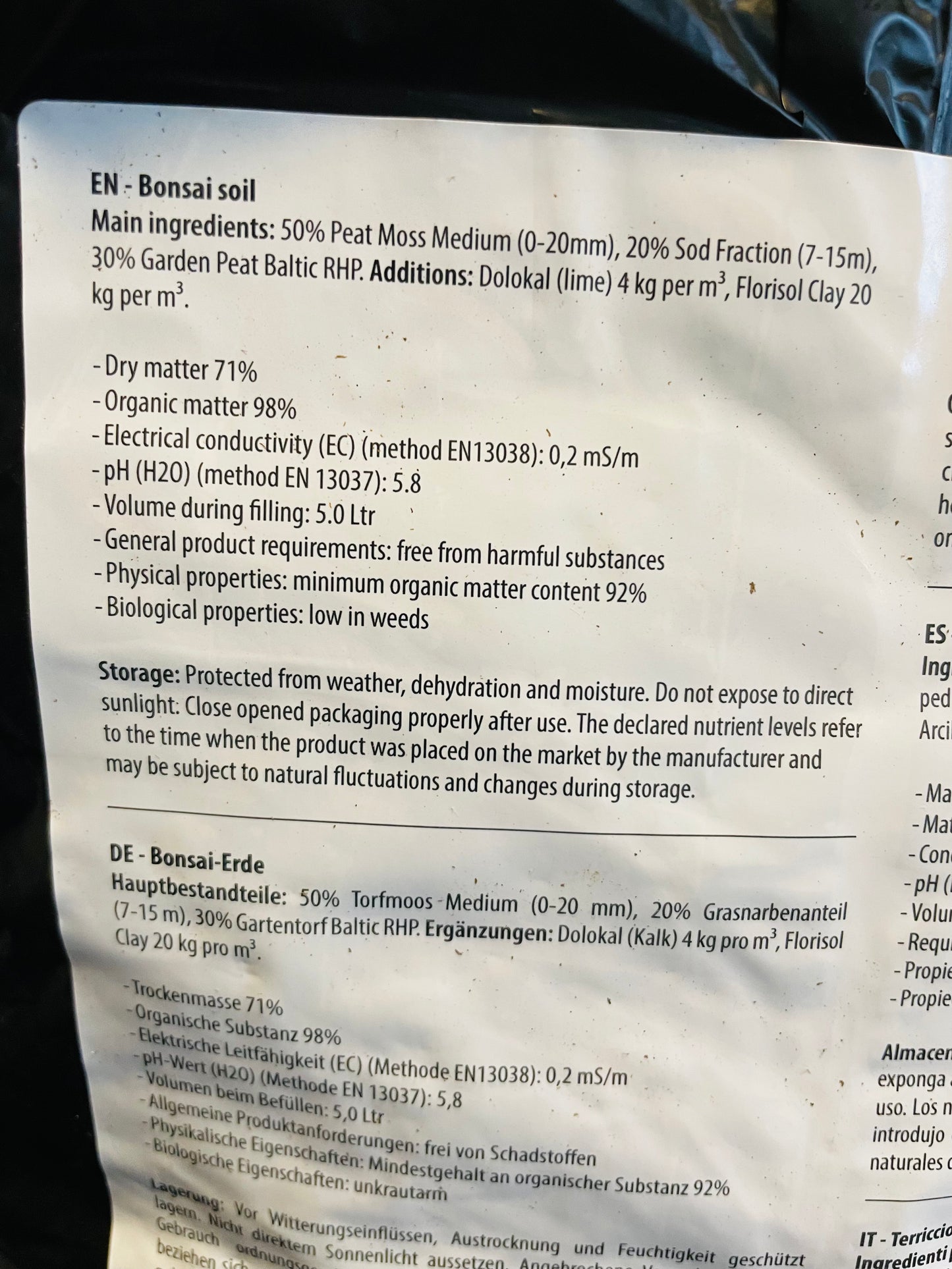 Bilde av Bonsaijord 5 L-Spanne Plantesalg