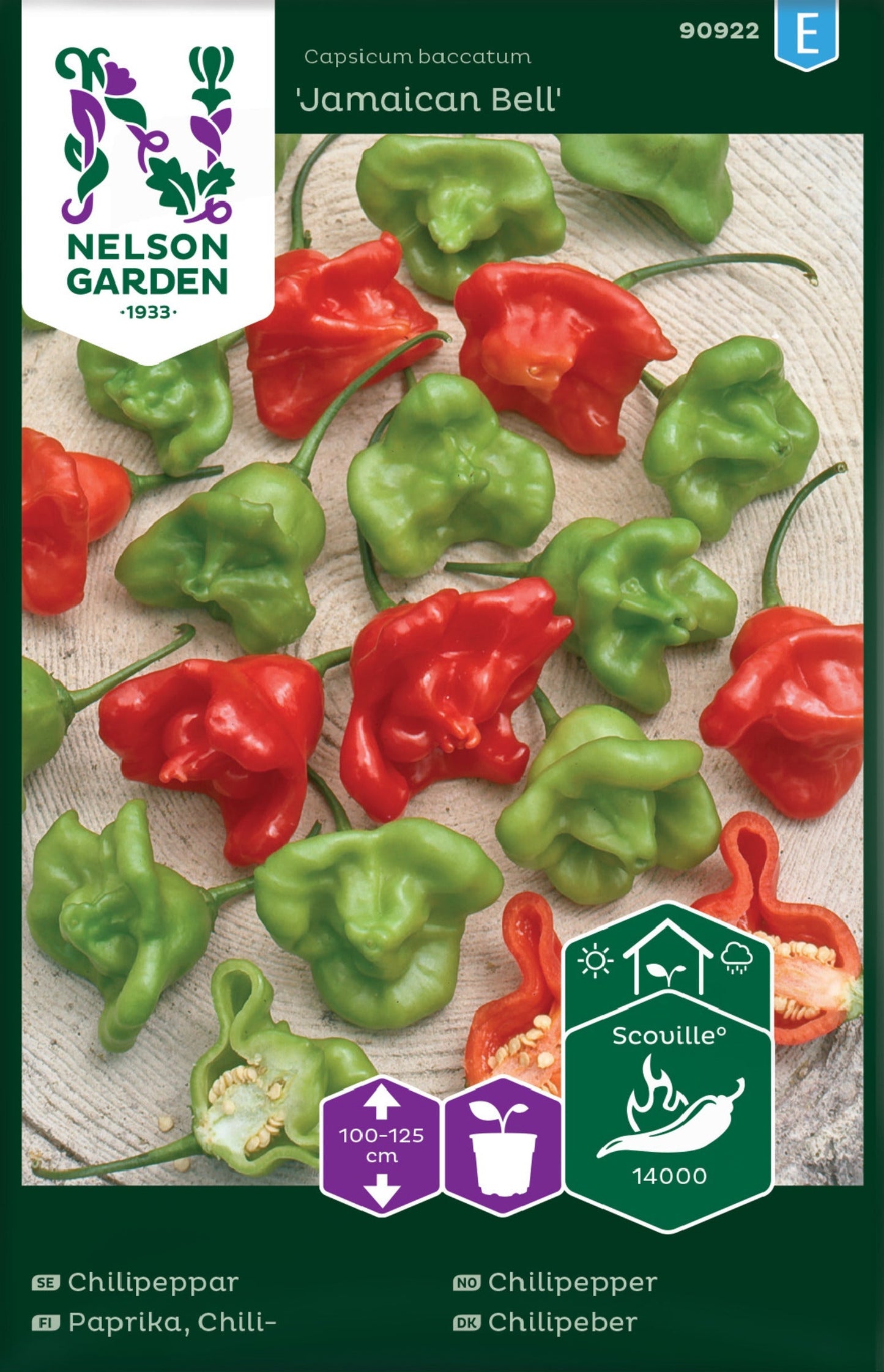 Bilde av Chilipepper, Jamaican Bell-Spanne Plantesalg