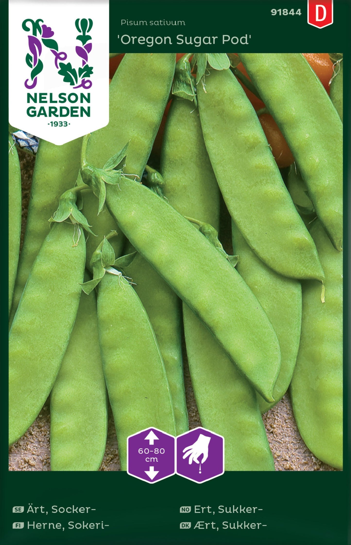 Bilde av Ert, Sukker-, Oregon Sugar Pod-Spanne Plantesalg