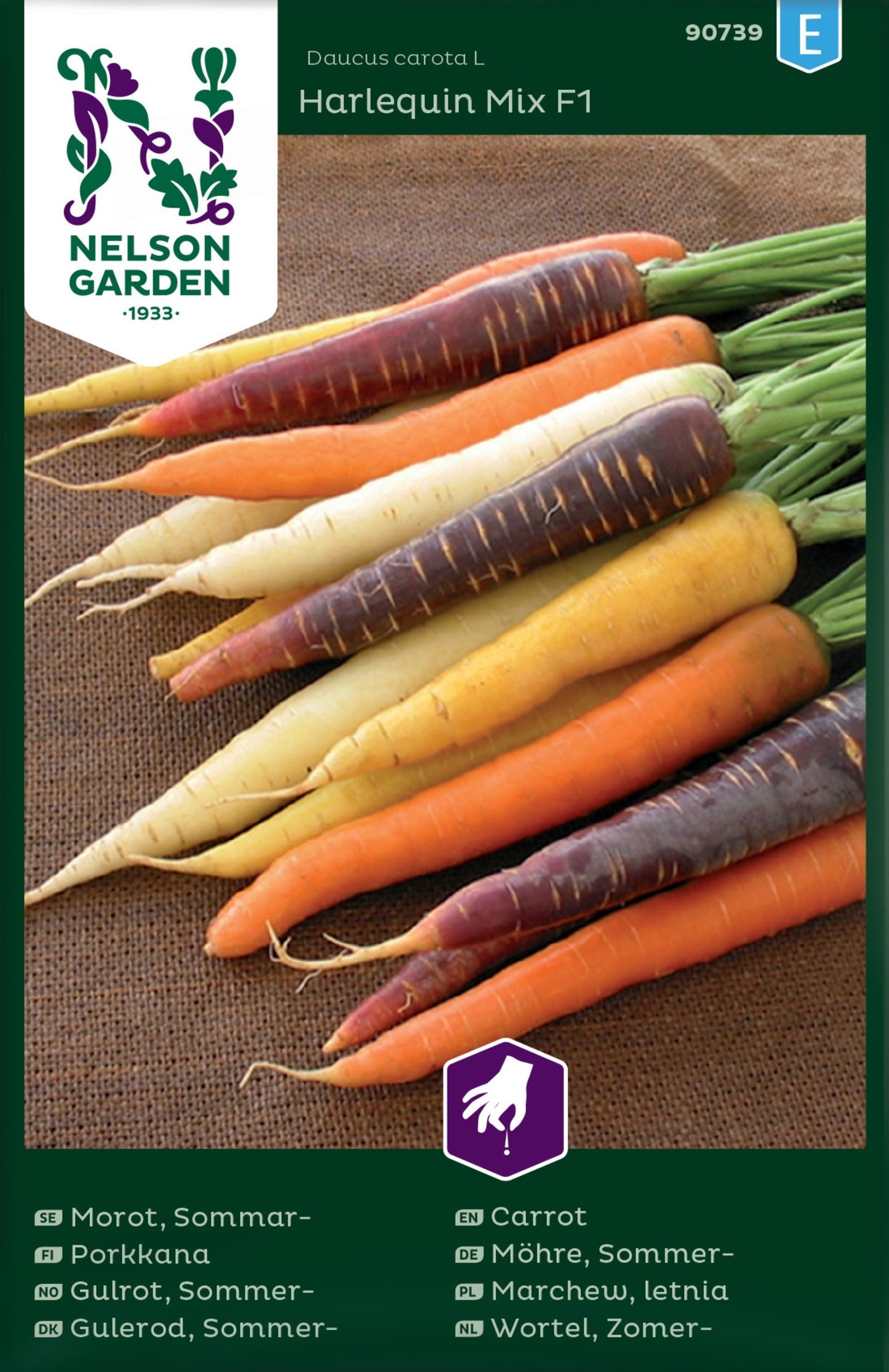 Bilde av Gulrot, Sommer-, Harlequin Mix F1-Spanne Plantesalg