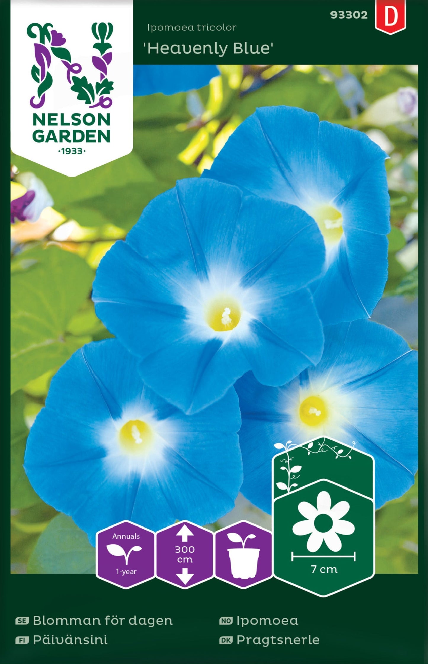 Bilde av Ipomoea, Heavenly Blue-Spanne Plantesalg