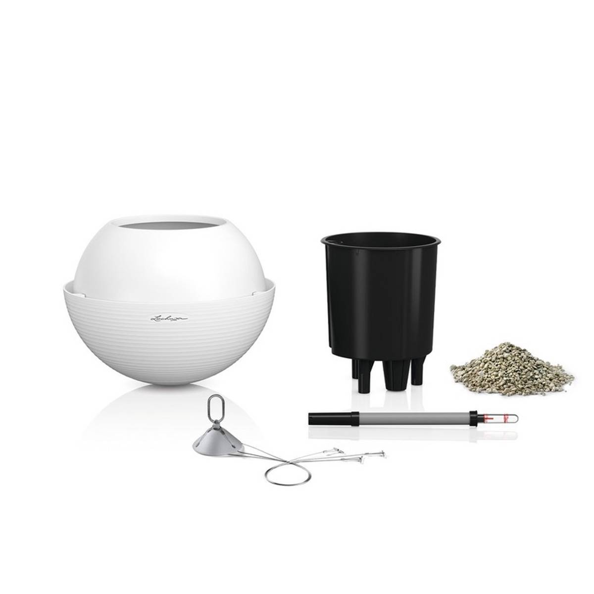 Bilde av Lechuza Bola hvit 23 cm-Spanne Plantesalg