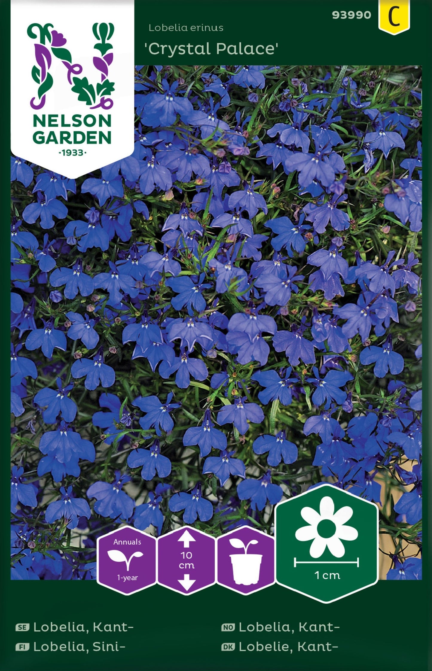 Bilde av Lobelia, Kant-, Crystal Palace-Spanne Plantesalg