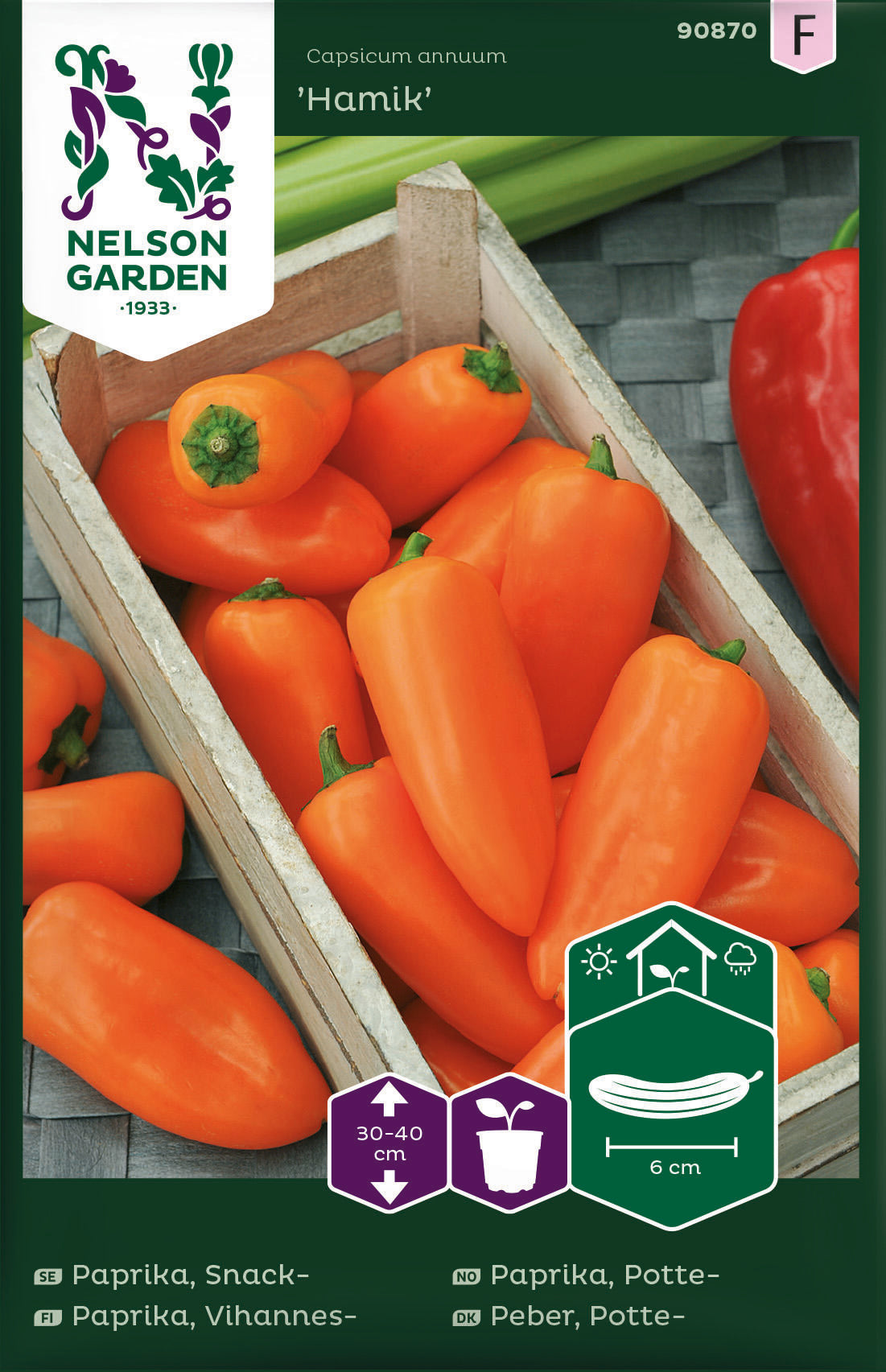 Bilde av Paprika, Potte-, Hamik-Spanne Plantesalg