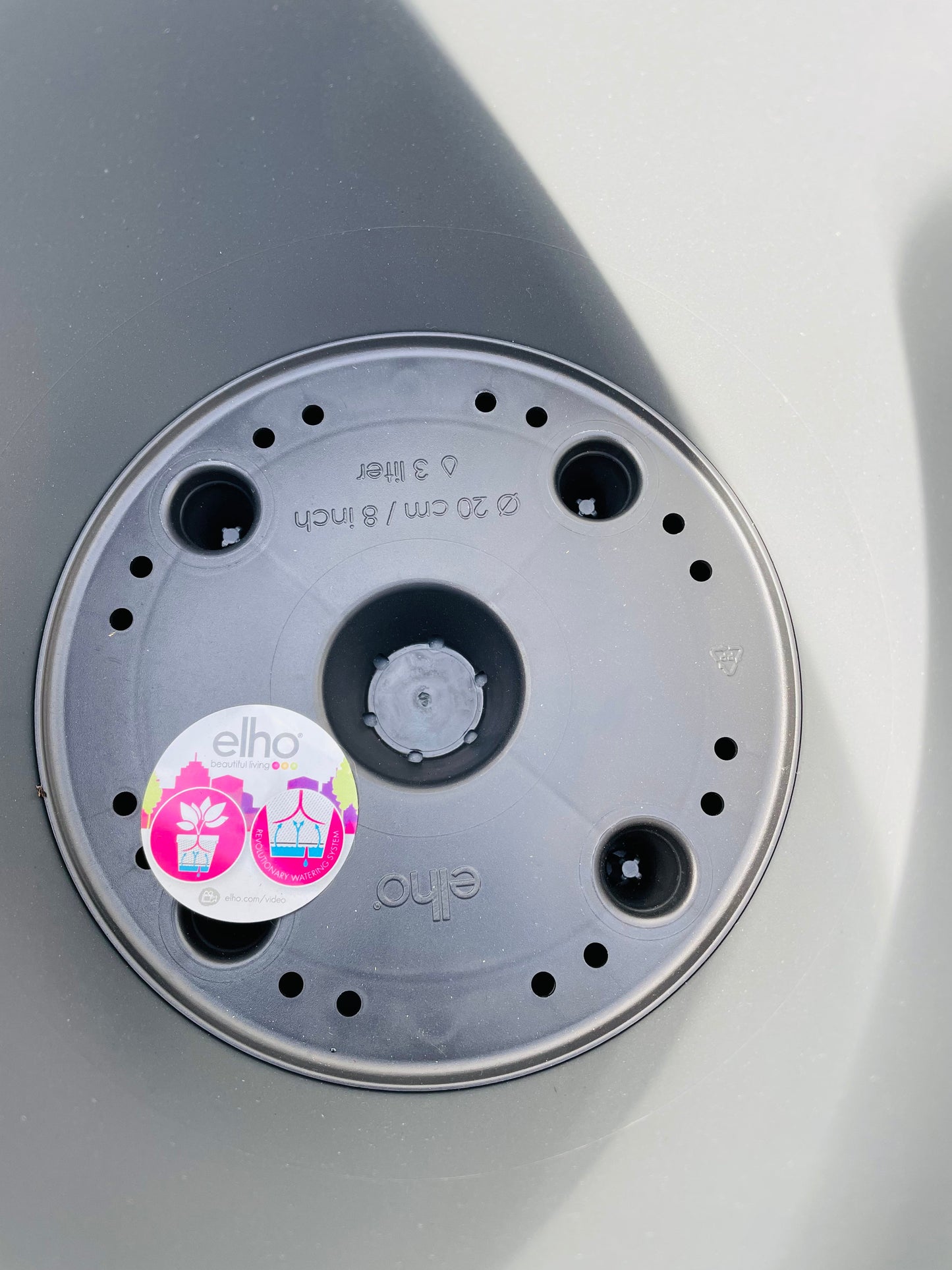 Bilde av Plastpotte Elho grå-Spanne Plantesalg