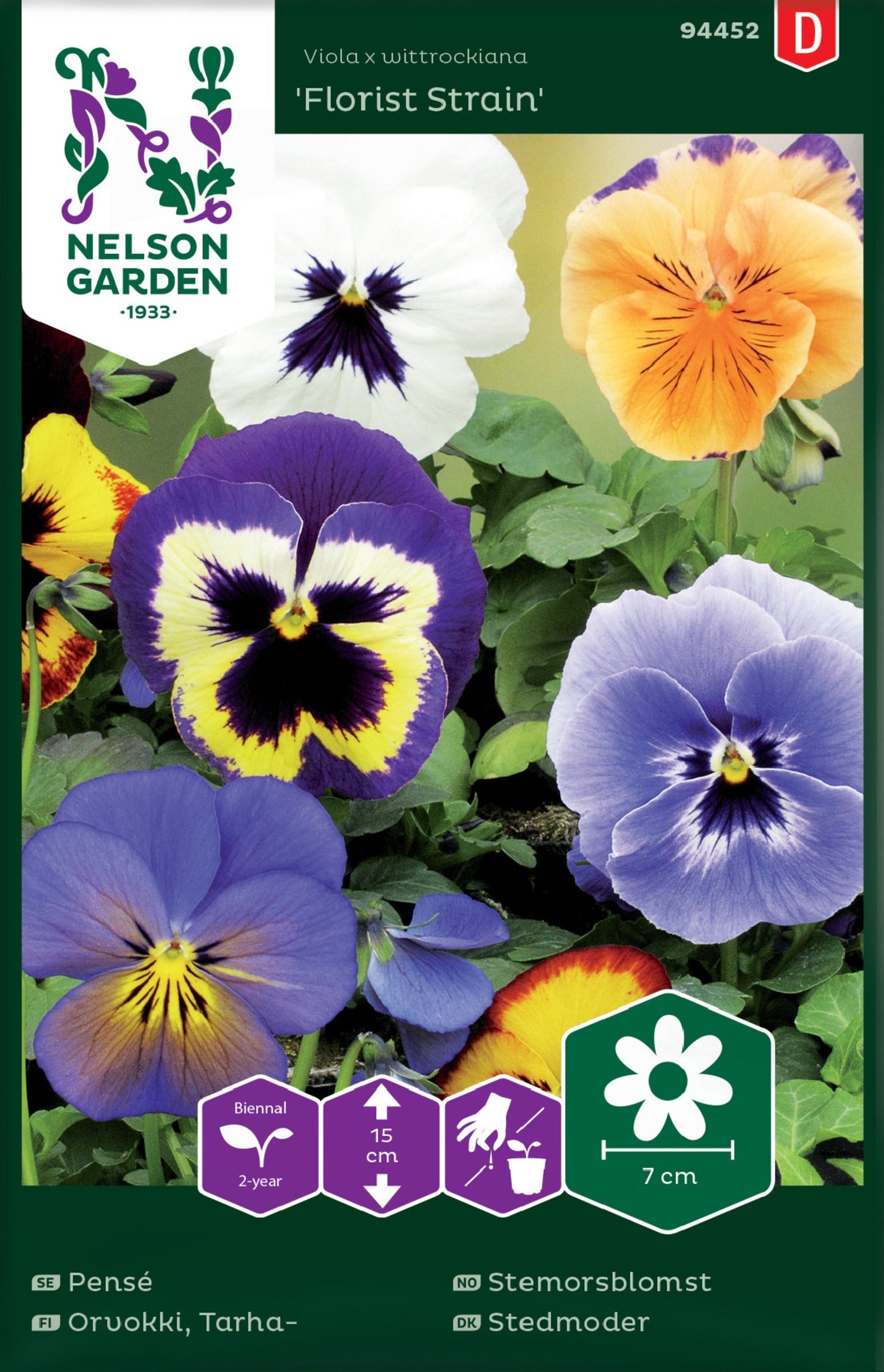 Bilde av Stemorsblomst, Florist Strain, storblom-Spanne Plantesalg