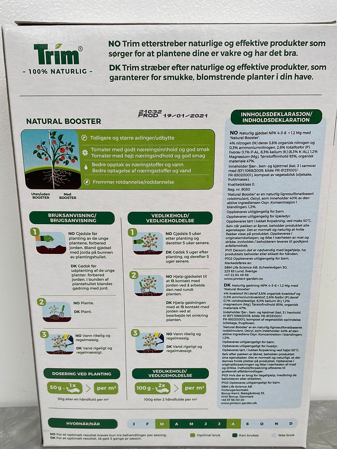 Bilde av Tomat gjødsel 750 g-Spanne Plantesalg