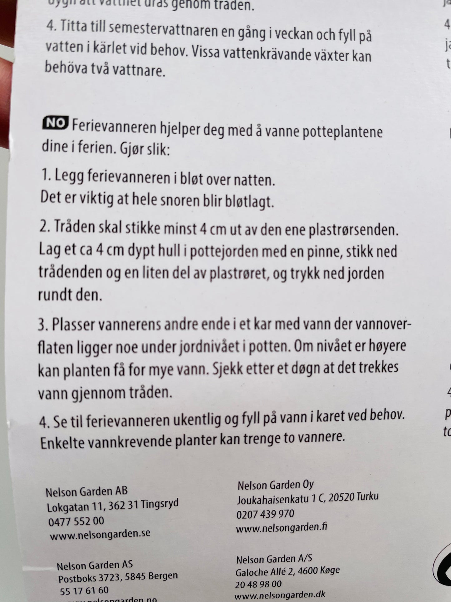 Bilde av Vanningstråd 5 stk-Spanne Plantesalg