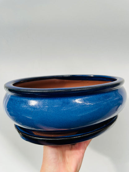 Bonsaipotte 25 cm med fat