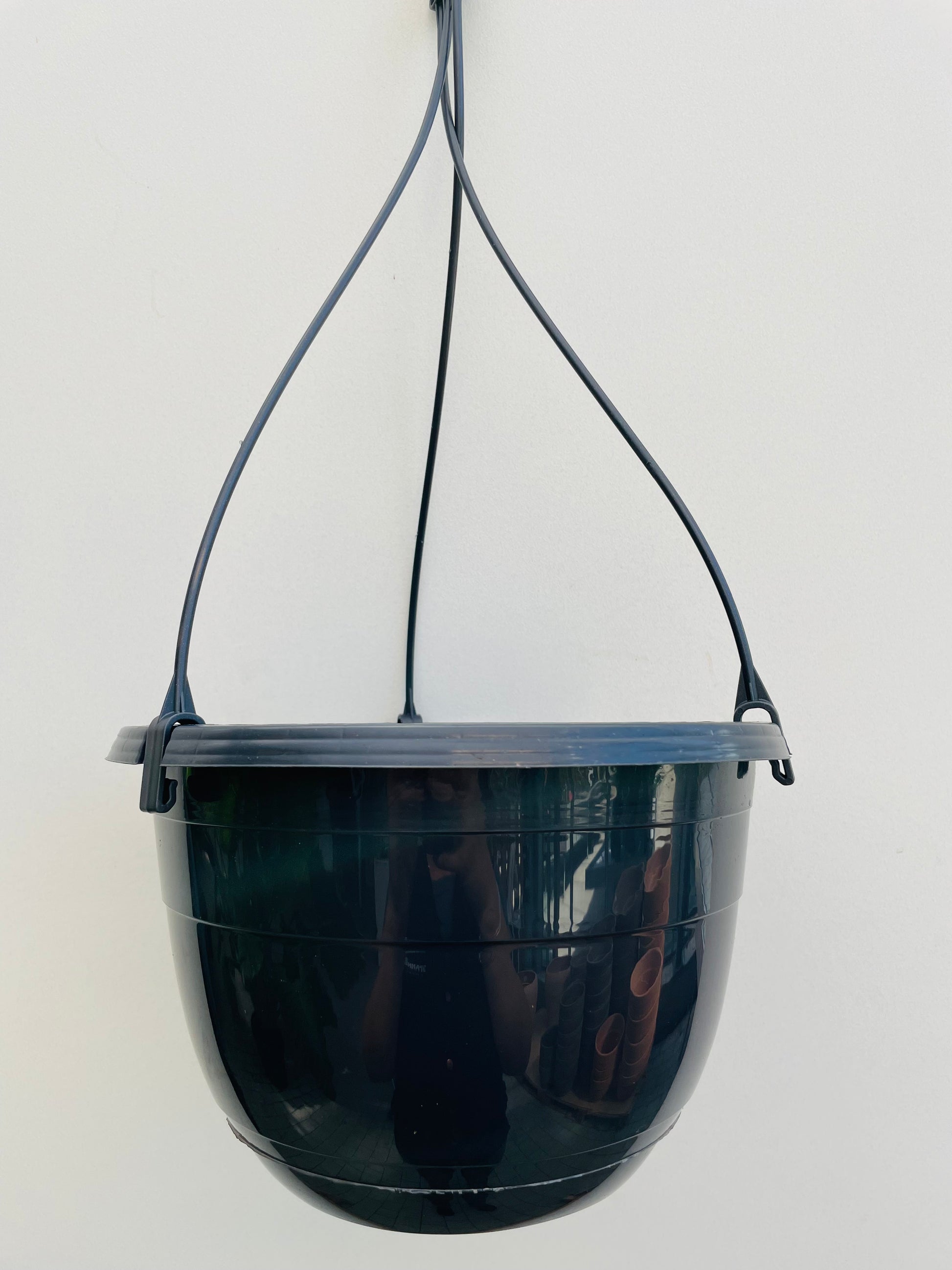 Bilde av Ampel plastpotte grå 25 cm-Spanne Plantesalg