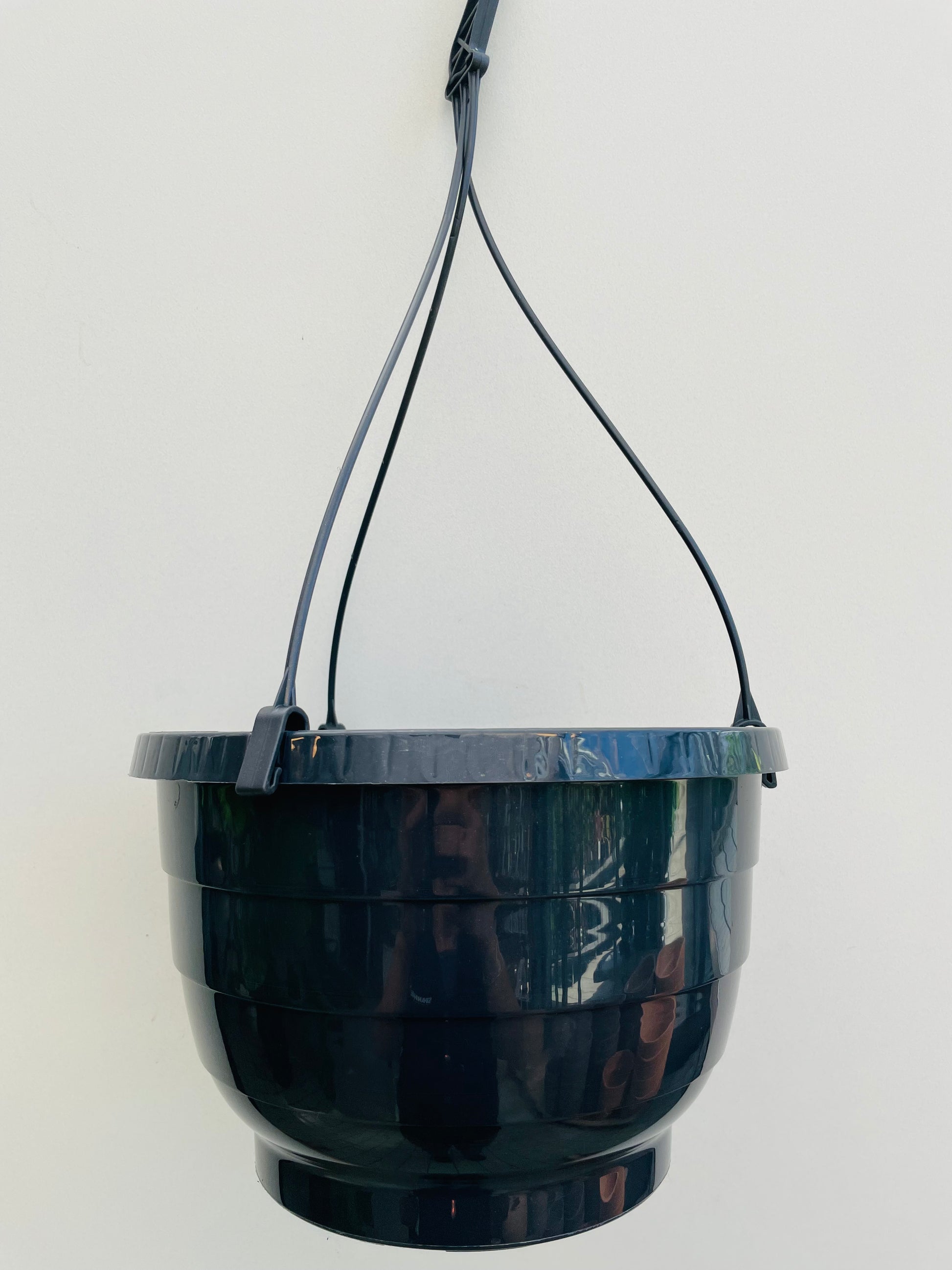 Bilde av Ampel plastpotte grå 27 cm-Spanne Plantesalg