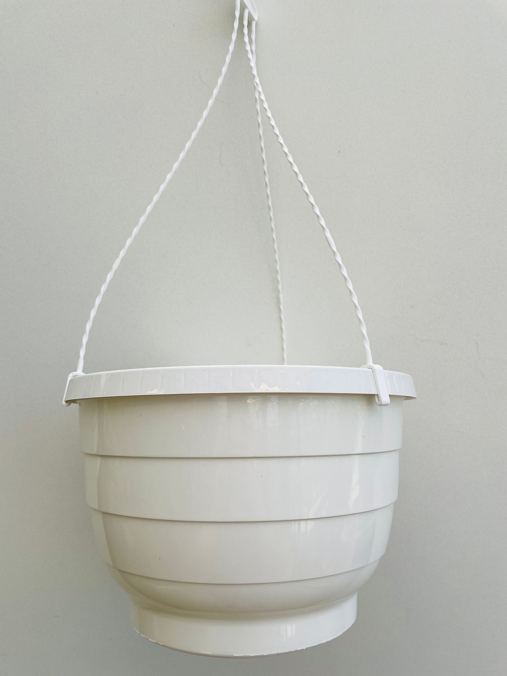 Bilde av Ampel plastpotte hvit 27 cm-Spanne Plantesalg