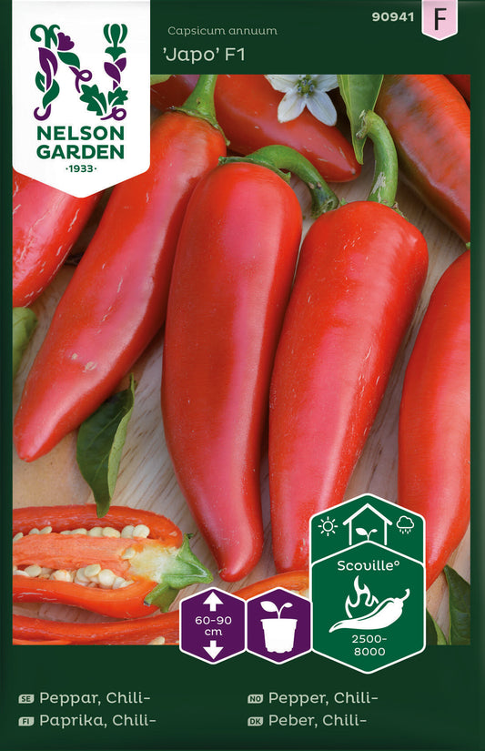 Bilde av Chilipepper, Japo F1-Spanne Plantesalg