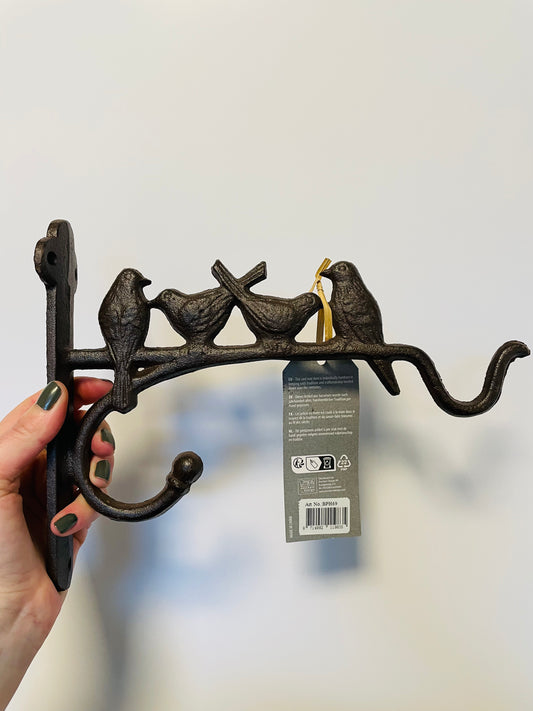 Bilde av Hanging basket hook with birds-Spanne Plantesalg