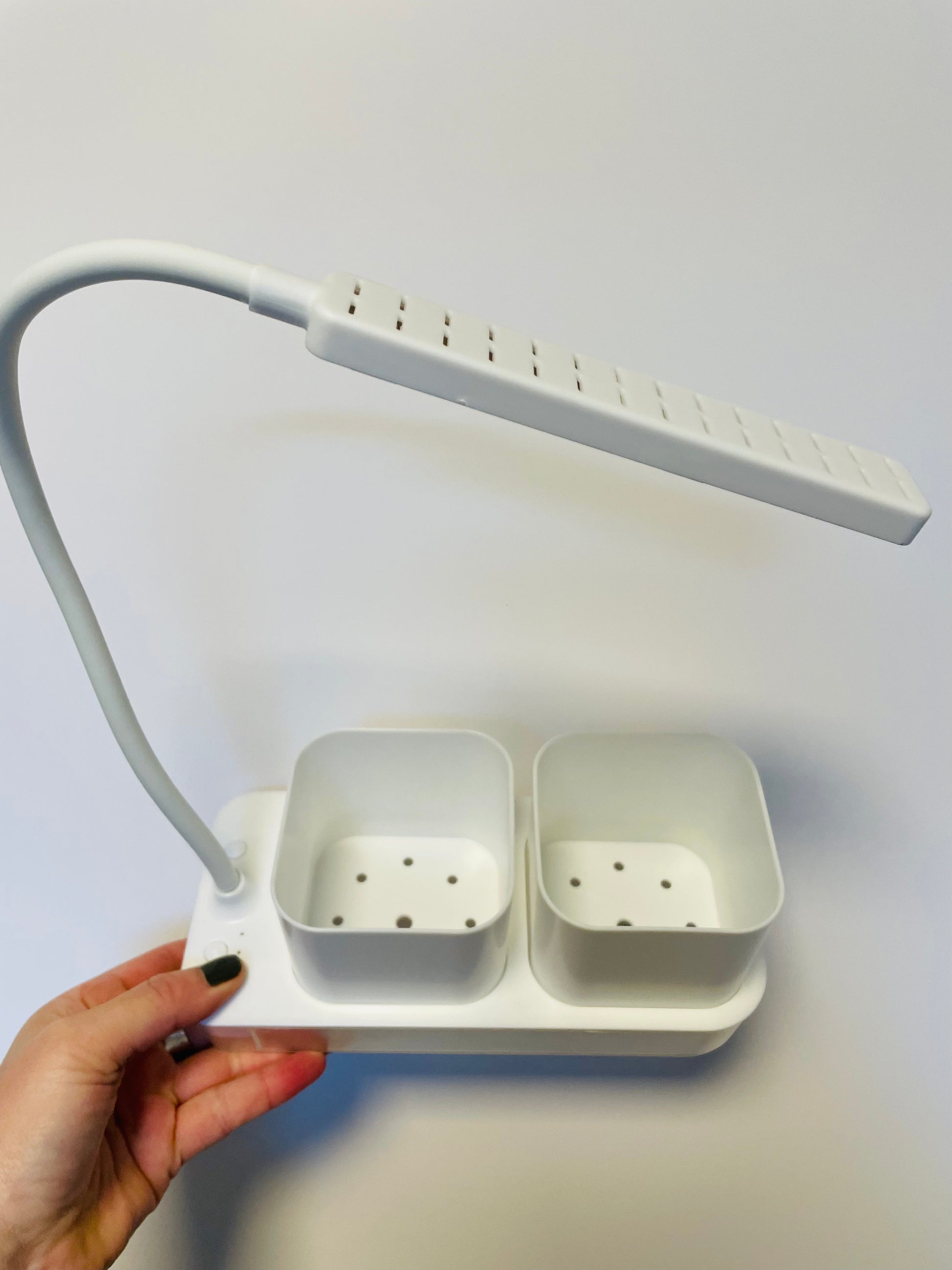 Bilde av LED plante lys med 2 potter-Spanne Plantesalg