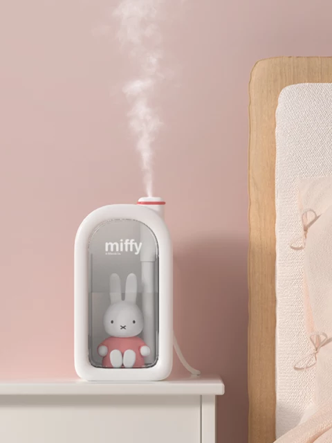 Bilde av Luftfukter 380 ml kaninen Miffy, hvit-Spanne Plantesalg