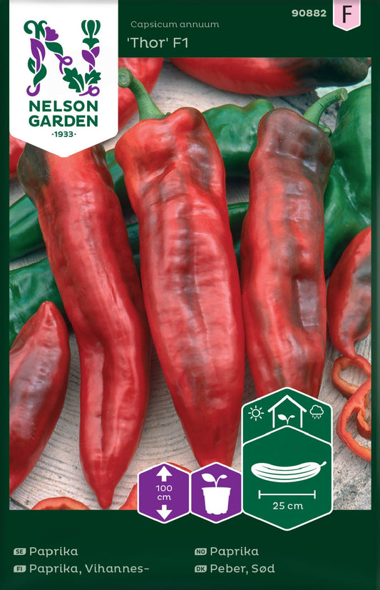 Bilde av Paprika, Thor F1-Spanne Plantesalg