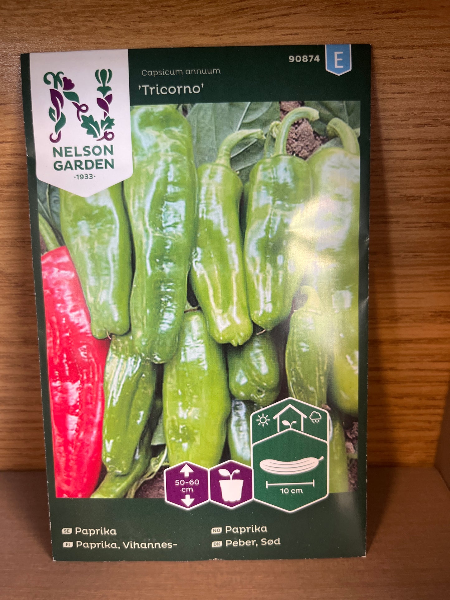 Bilde av Paprika, Tricorno-Spanne Plantesalg