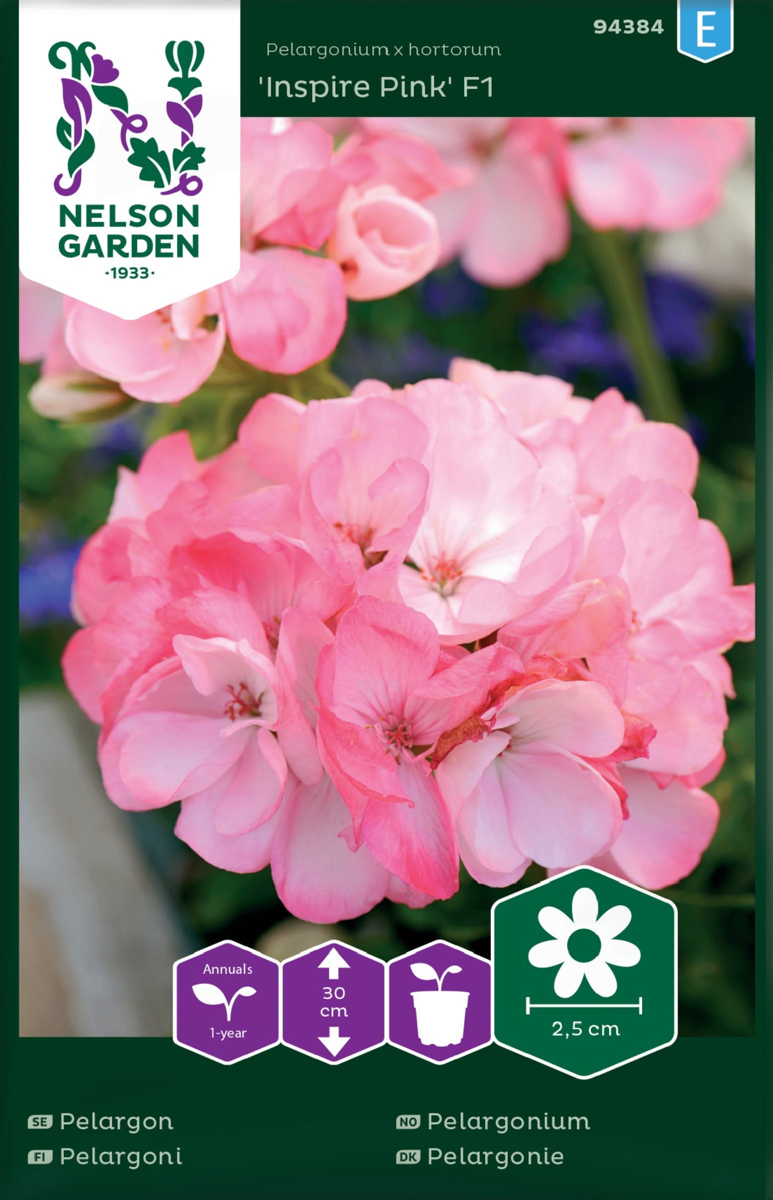 Bilde av Pelargonium, Inspire Pink F1, rosa-Spanne Plantesalg