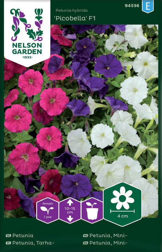 Bilde av Petunia, Mini-, Picobella F1-Spanne Plantesalg