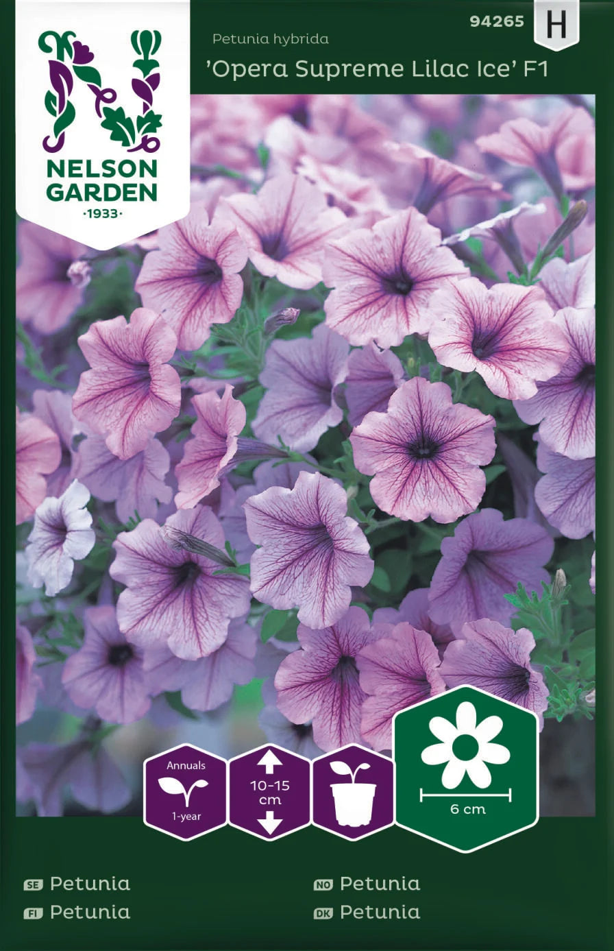Bilde av Petunia, Opera Supreme Lilac Ice F1-Spanne Plantesalg