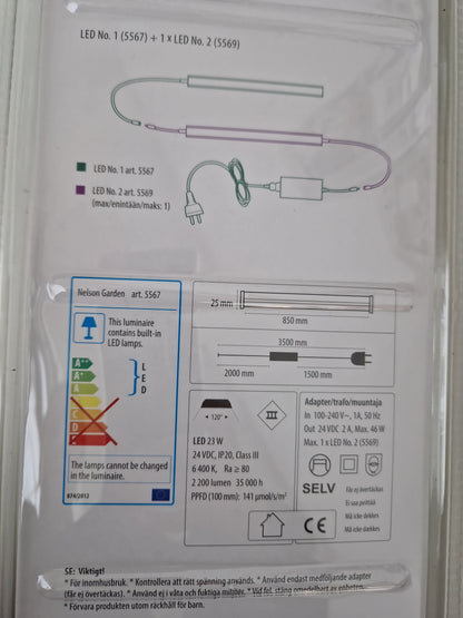 Bilde av Plantelys Led med adapter stor 23 W-Spanne Plantesalg