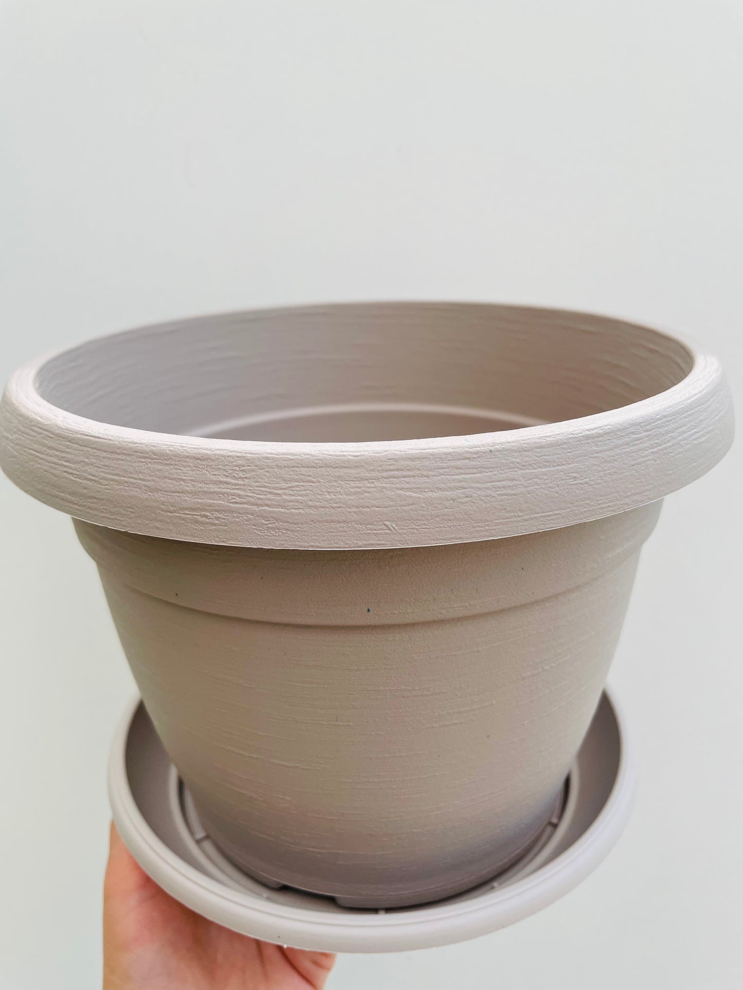 Bilde av Plastpotte med fat 22 cm-Spanne Plantesalg