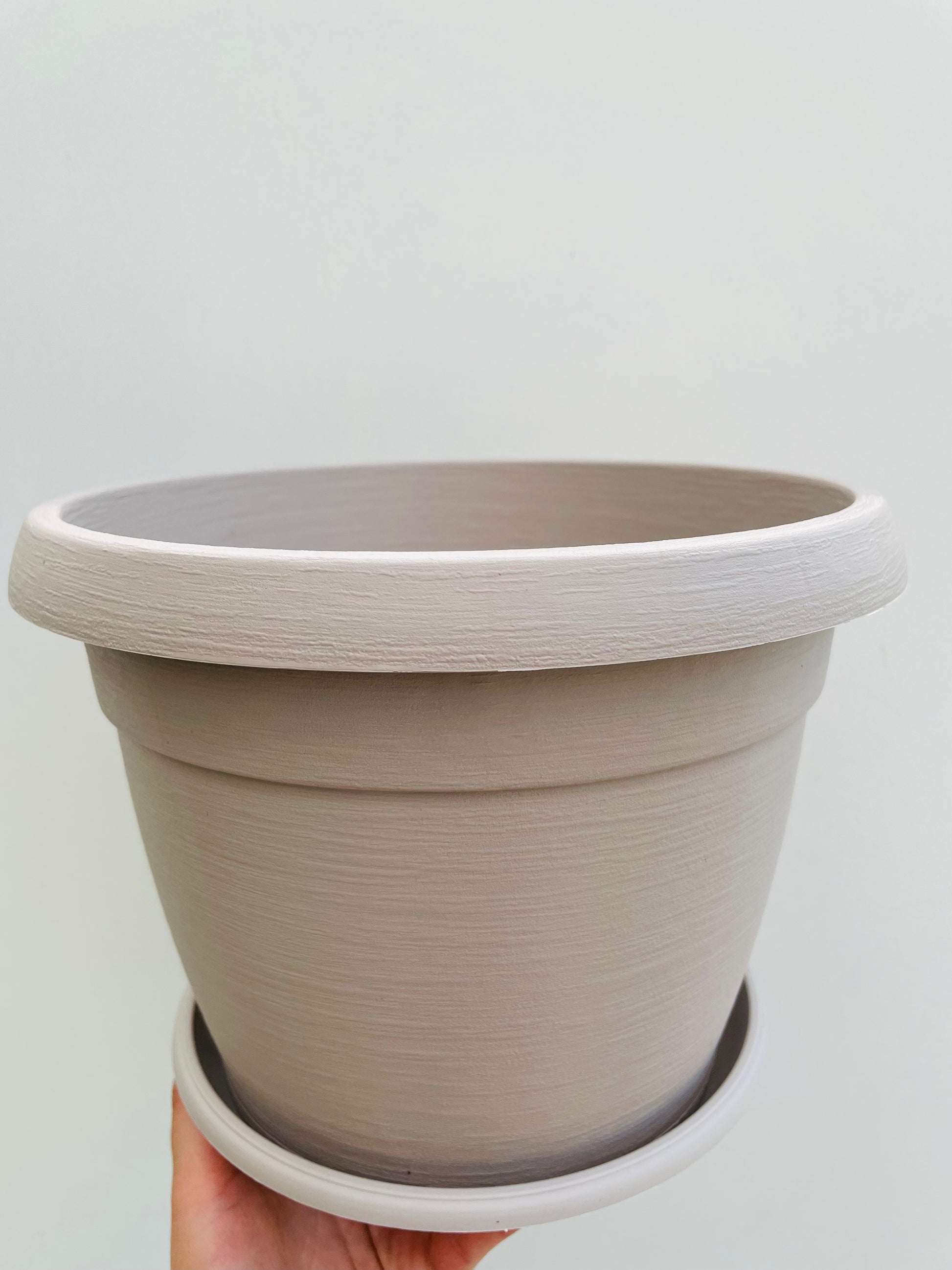 Bilde av Plastpotte med fat 25 cm-Spanne Plantesalg