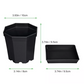 Bilde av Plastpotte med fat sort 10 st-Spanne Plantesalg