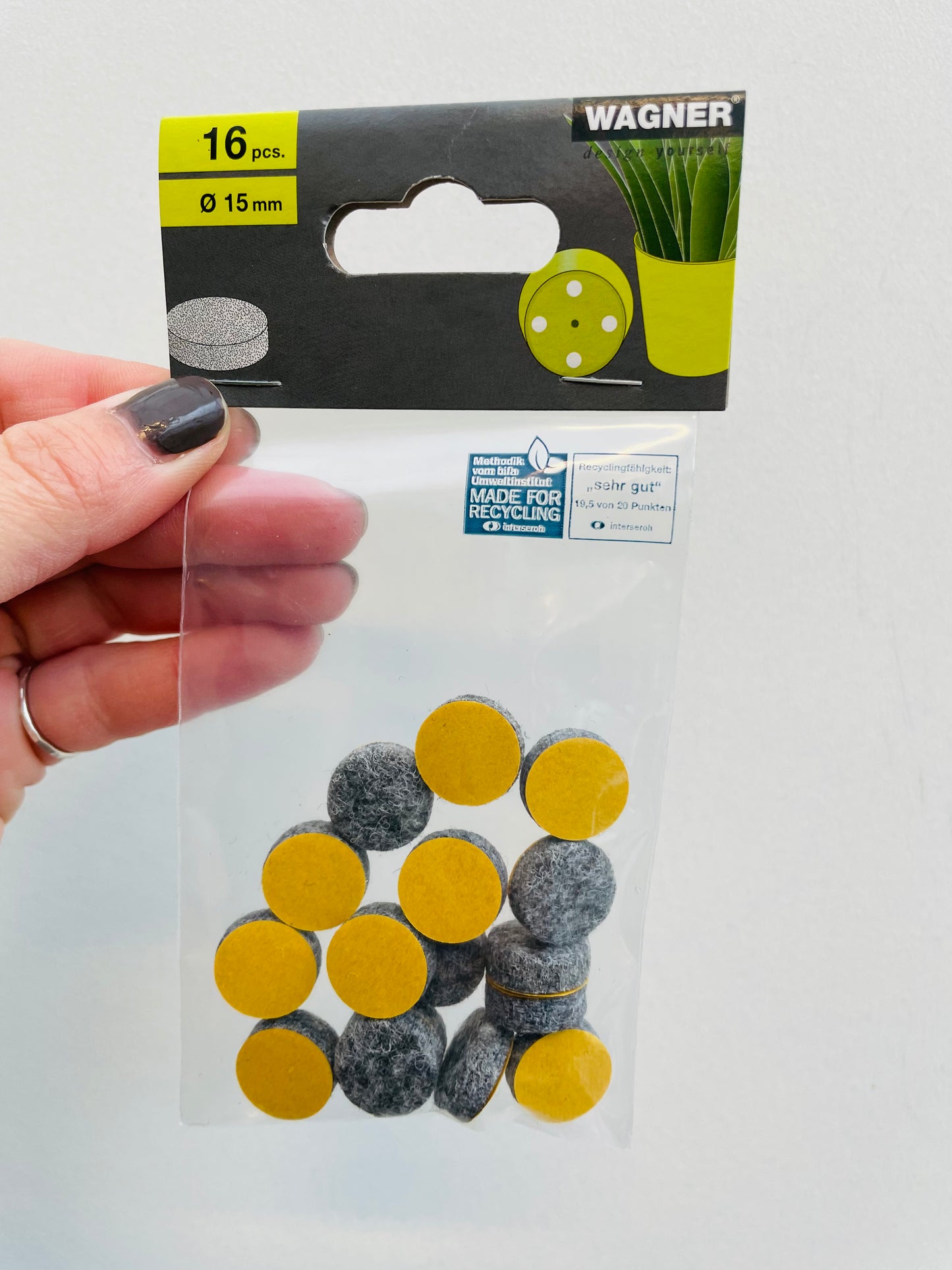 Bilde av Potteføtter filt 16 stk-Spanne Plantesalg