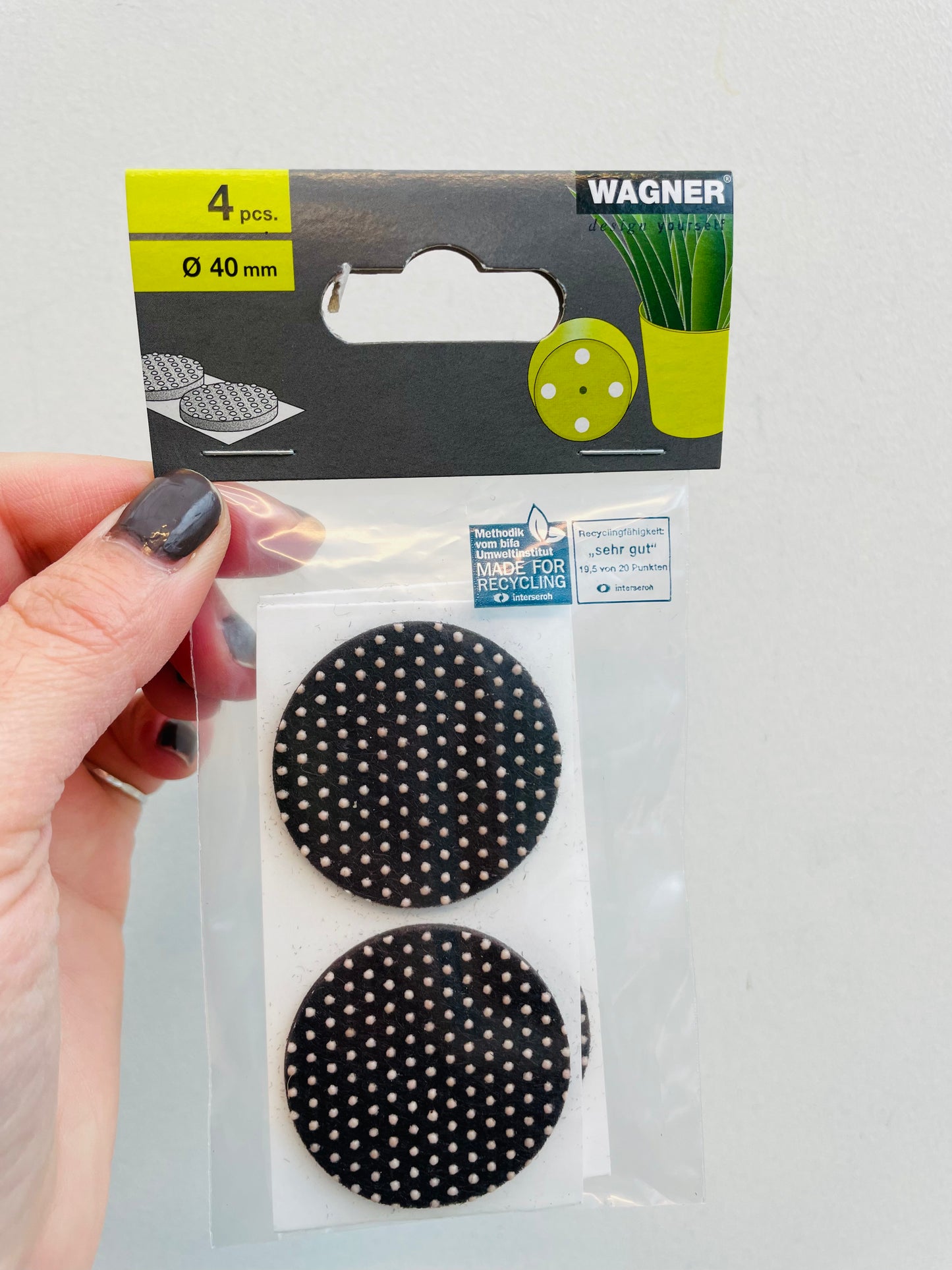 Bilde av Potteføtter filt 4 stk-Spanne Plantesalg