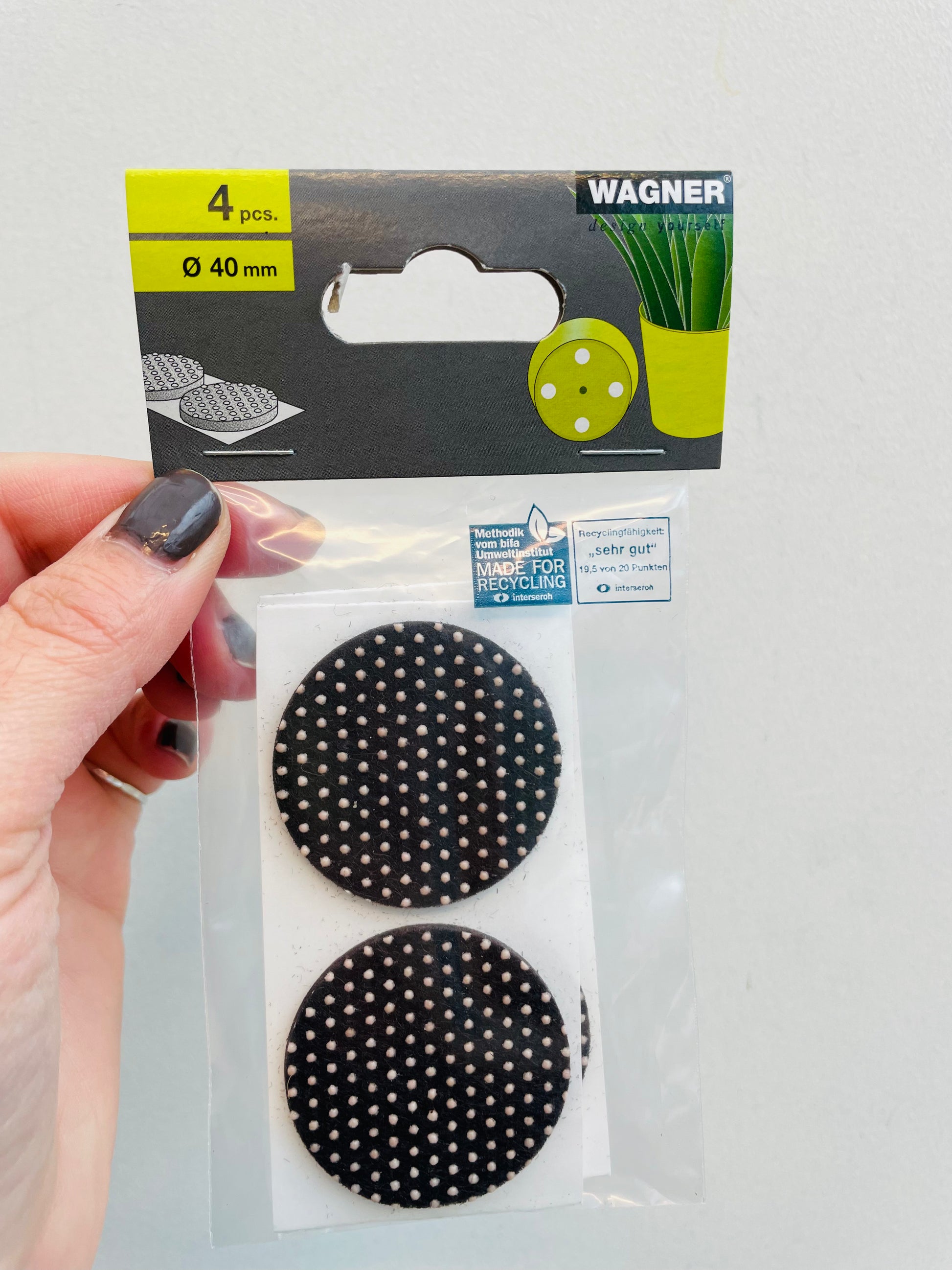 Bilde av Potteføtter filt 4 stk-Spanne Plantesalg