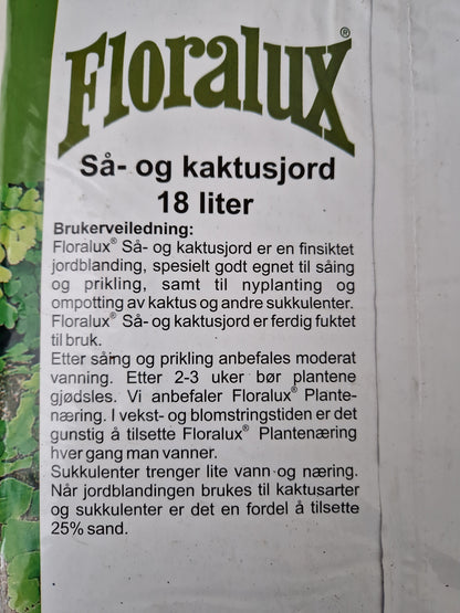 Bilde av Så- og kaktusjord 18 L-Spanne Plantesalg
