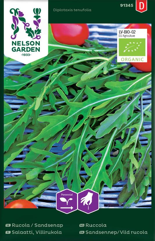 Bilde av Sandsennep, Rucola-type, Organic-Spanne Plantesalg