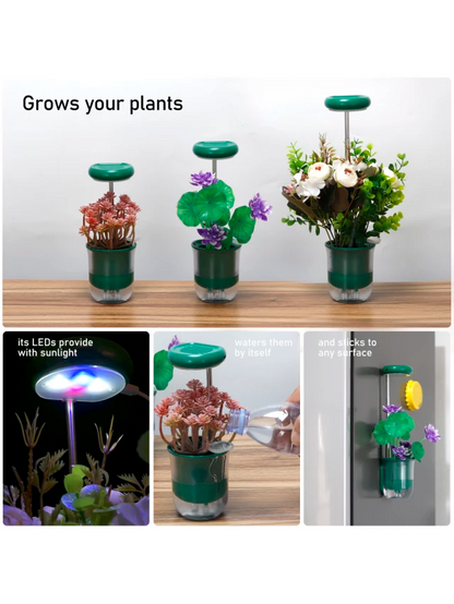 Bilde av Selvvanningspotte mini med LED lys-Spanne Plantesalg