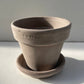 Bilde av Terracotta potte med fat 11 cm-Spanne Plantesalg