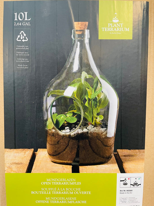 Bilde av Terrarium glass 10 L-Spanne Plantesalg