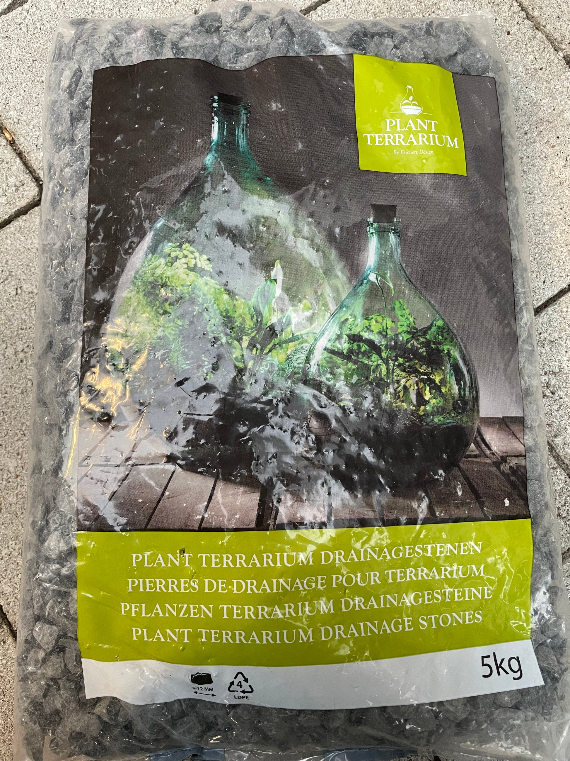 Bilde av Terrarrium dreneringssteiner svart-Spanne Plantesalg