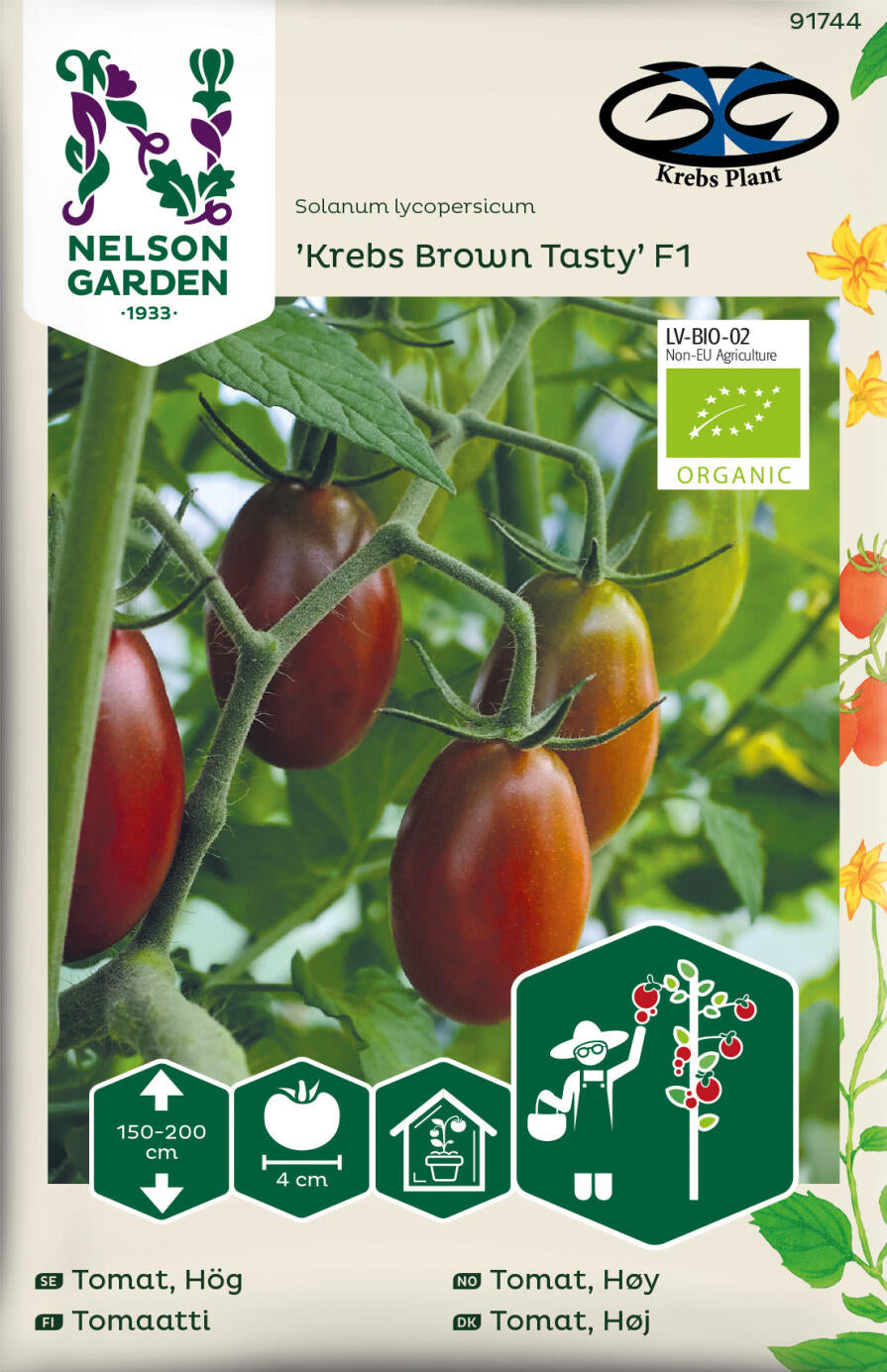 Bilde av Tomat, Høy, Krebs Brown Tasty F1-Spanne Plantesalg