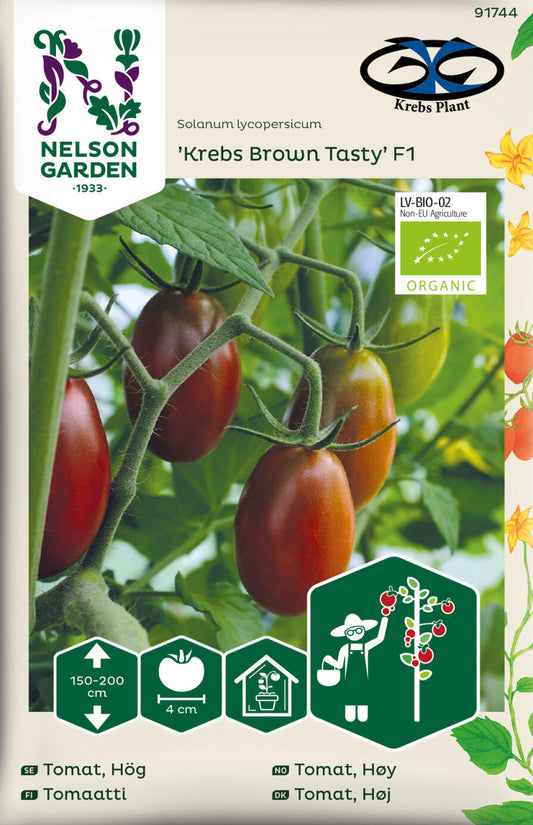 Bilde av Tomat, Høy, Krebs Brown Tasty F1-Spanne Plantesalg